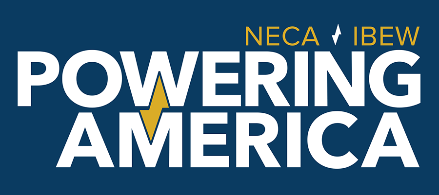 NECA/IBEW Powering America logo